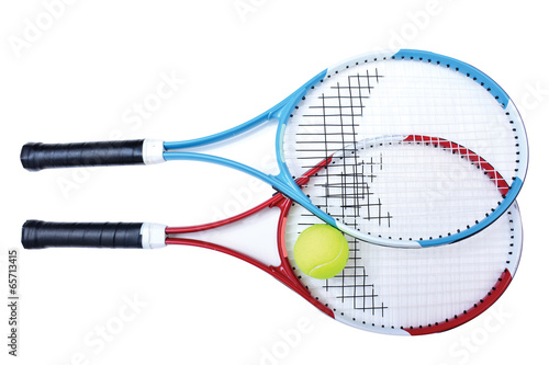 Tennis racket and ball © cenker atila