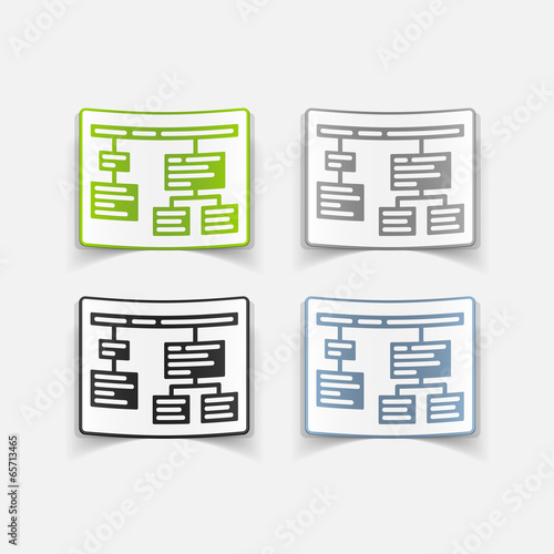 realistic design element: chart