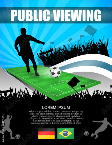 fussball-plakat XI