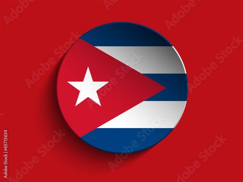 Flag Paper Circle Shadow Button Cuba Free Download Flag Paper Circle Shadow Button Cuba - GFXLoad