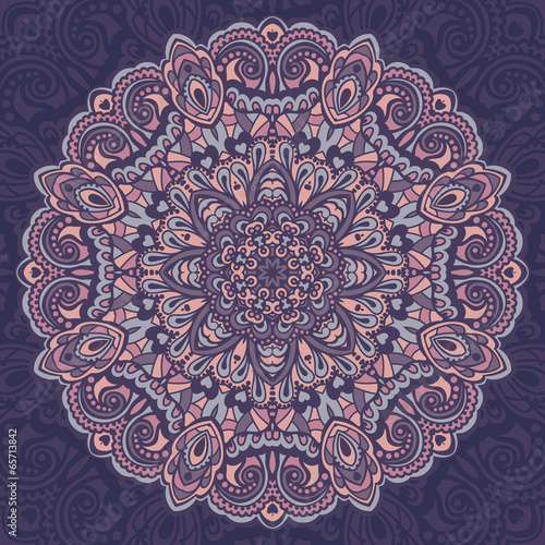 Flower Mandala. Abstract element for design