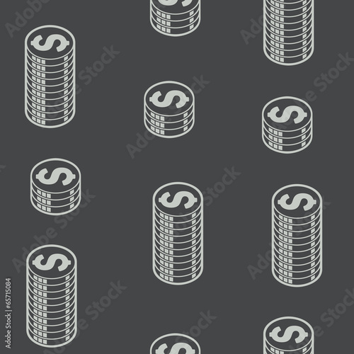 seamless background: money