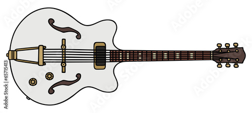 old electric guitar
