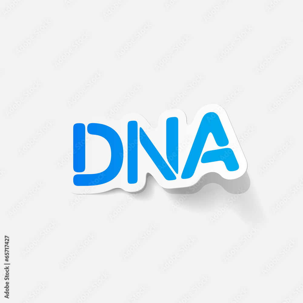 realistic design element: DNA realistic design element: DNA