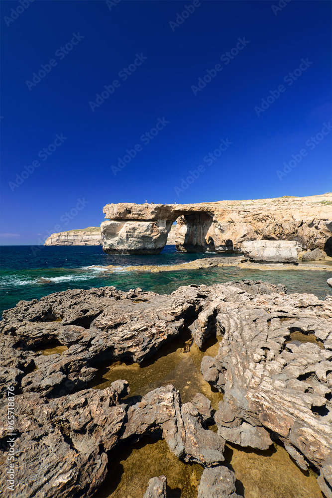 Azure Window on Gozo Malta vertical