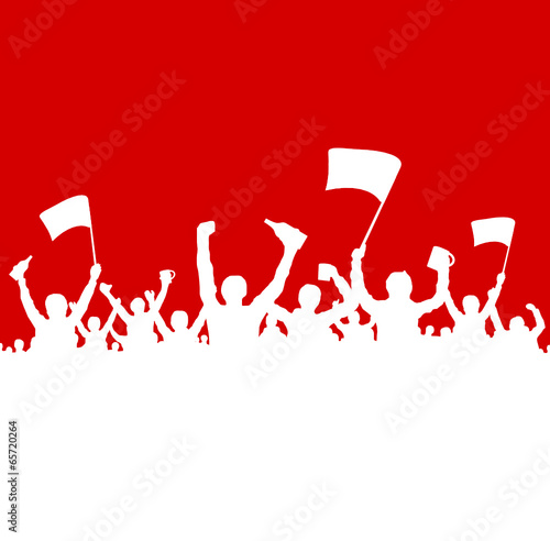 Menschen Party rot