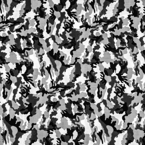 The fabric on military camouflage