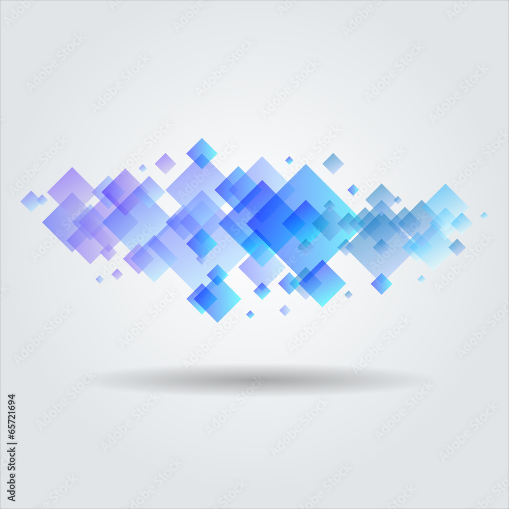 Obraz premium Abstract squares background