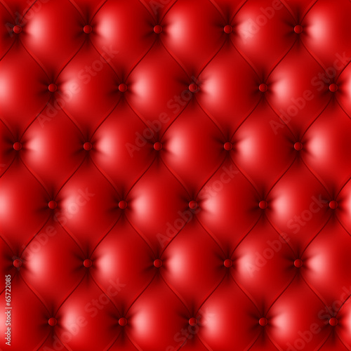 Red seamless leather upholstery pattern