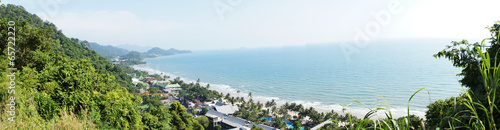 Panorama Koh Chang White Sand Beach photo