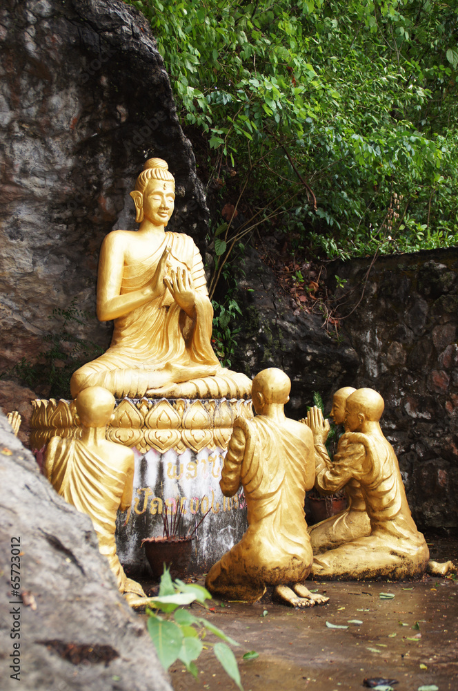 Buddha in Mount Phousi Buddha in Mount Phousi