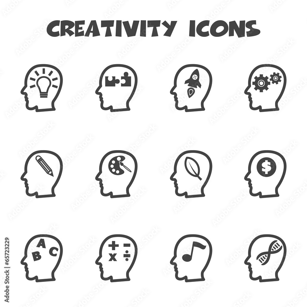 creativity icons creativity icons