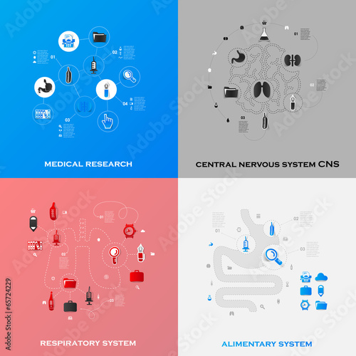 Set of medical icons