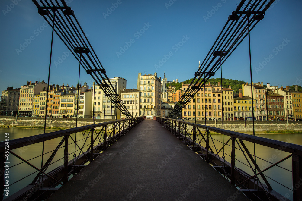 Fototapeta premium Passerelle Saint-Vincent LYON