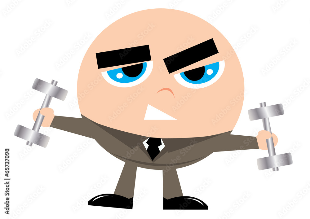 Fototapeta premium biznes ćwiczenia