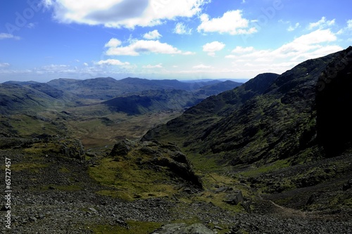 Eskdale Valley from Mickledore Ridge