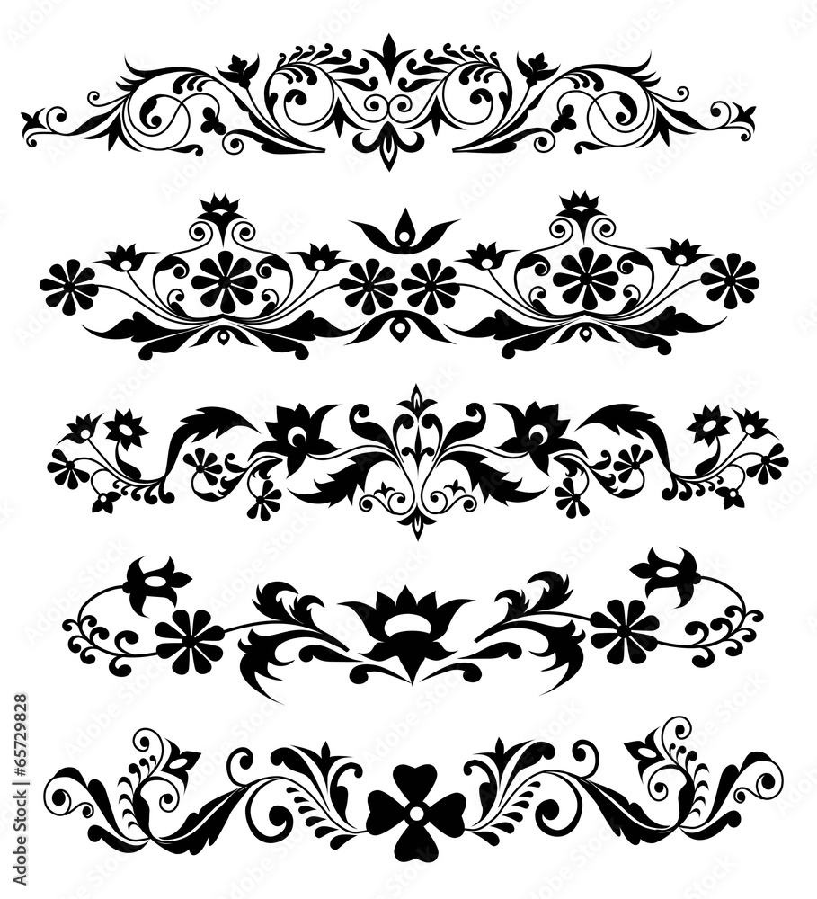 Floral Pattern Set-Vector