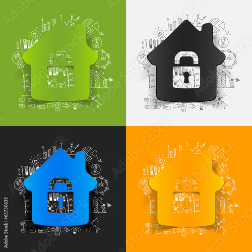 Drawing business formulas: house