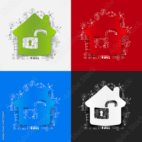 Drawing business formulas: house