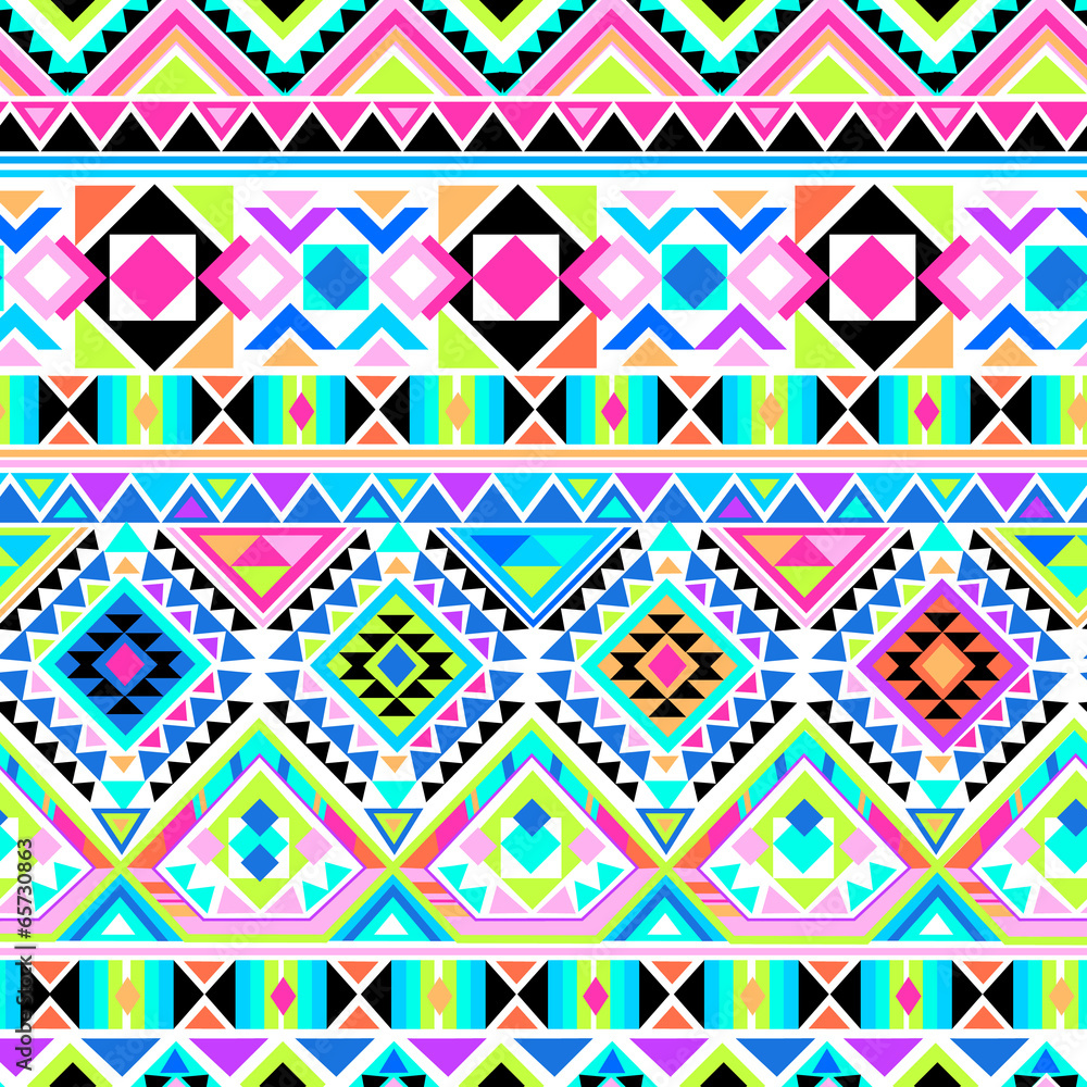 neon aztec print ~ seamless background neon aztec print ~ seamless background