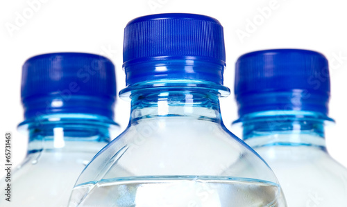 Mineral water bottles