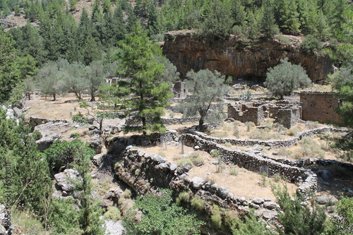 Billede på lærred samaria gorge