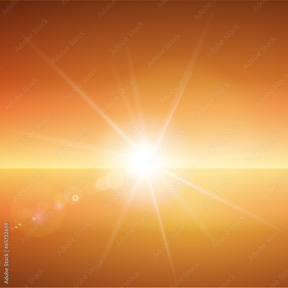 Obraz premium zachód słońca wektor