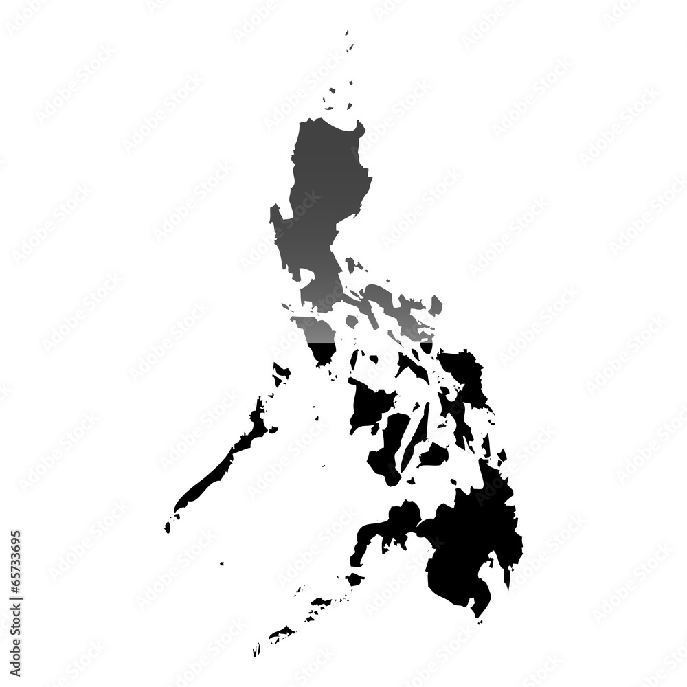 High detailed vector map - Philippines. High detailed vector map - Philippines.