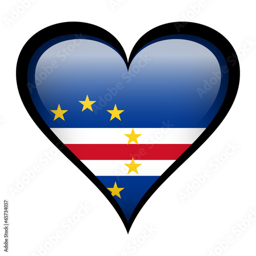 Free Download Cape Verde flag in heart - GFXLoad