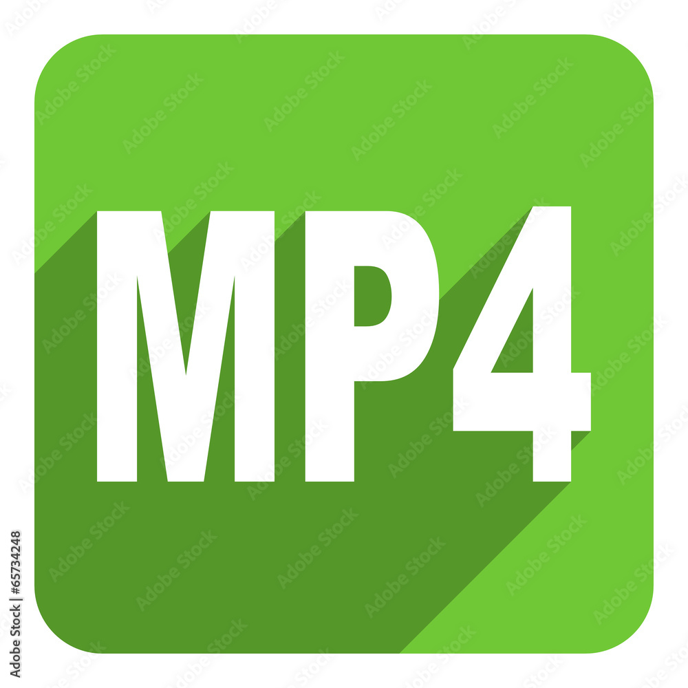 mp4 flat icon mp4 flat icon