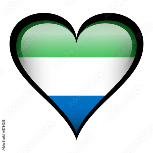 Sierra Leone flag in heart Free Download Sierra Leone flag in heart - GFXLoad
