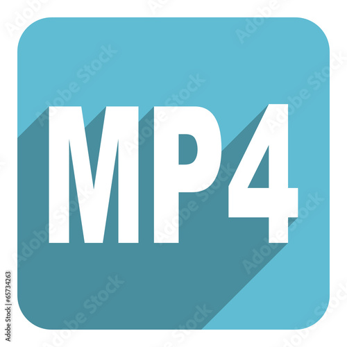 mp4 flat icon © Alex White