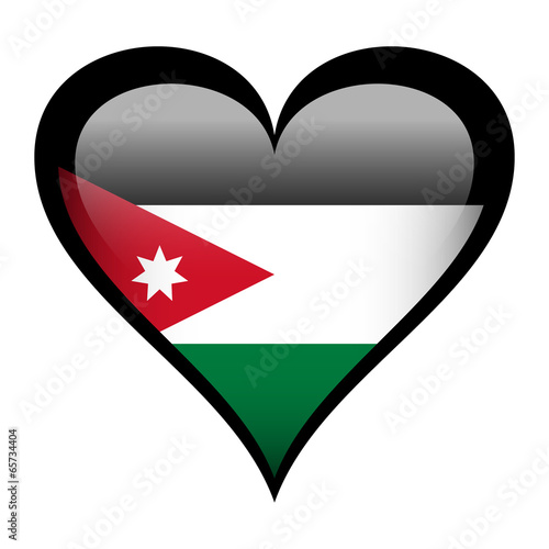 Jordan flag in heart Free Download Jordan flag in heart - GFXLoad