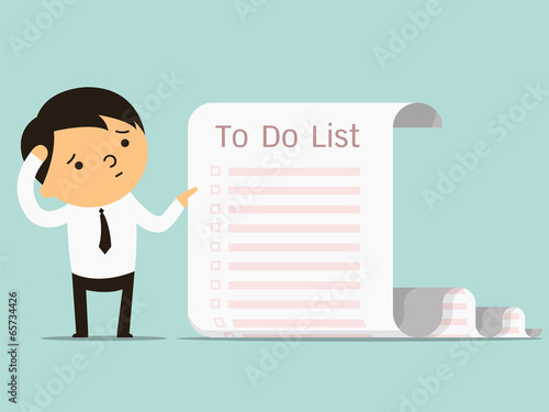 to do list businessman