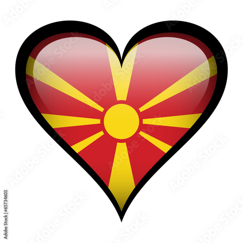 Macedonia flag in heart Free Download Macedonia flag in heart - GFXLoad