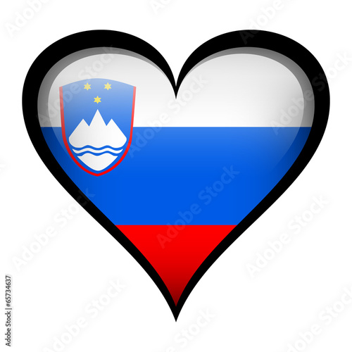 Slovenia flag in heart Free Download Slovenia flag in heart - GFXLoad