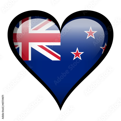 Free Download New Zealand flag in heart - GFXLoad