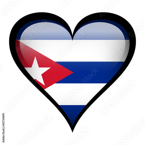 Cuba flag in heart Free Download Cuba flag in heart - GFXLoad