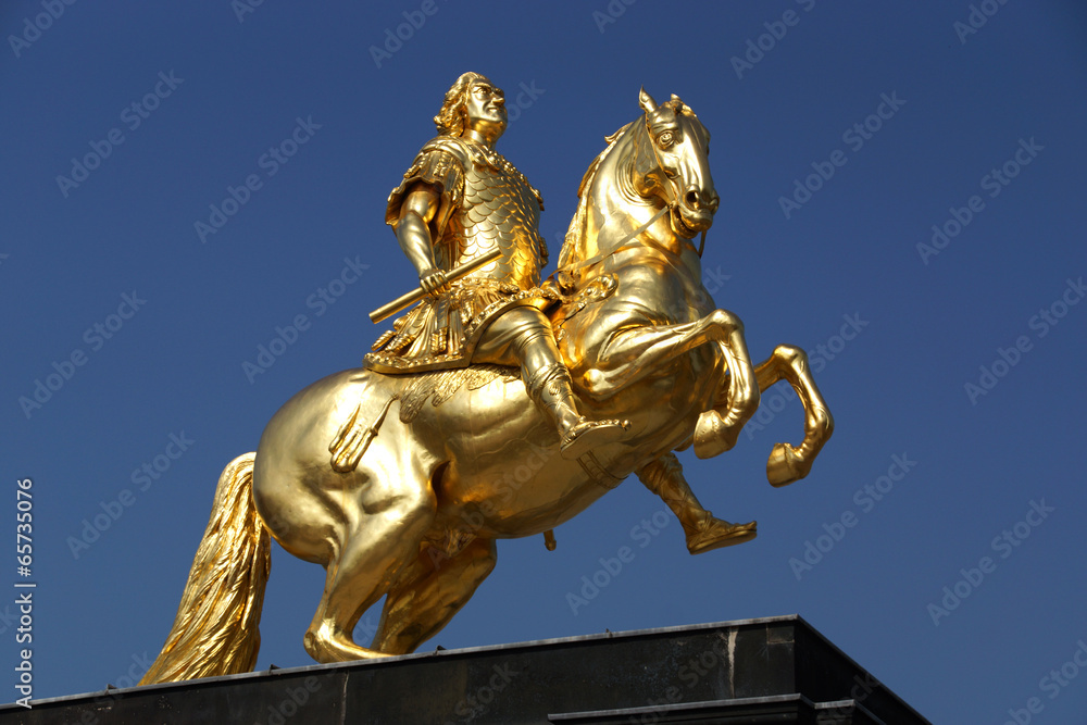 Obraz premium Dresden - Goldener Reiter