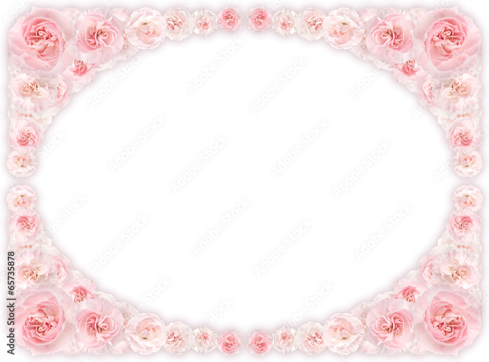 Flower vignette, framework Flower vignette, framework