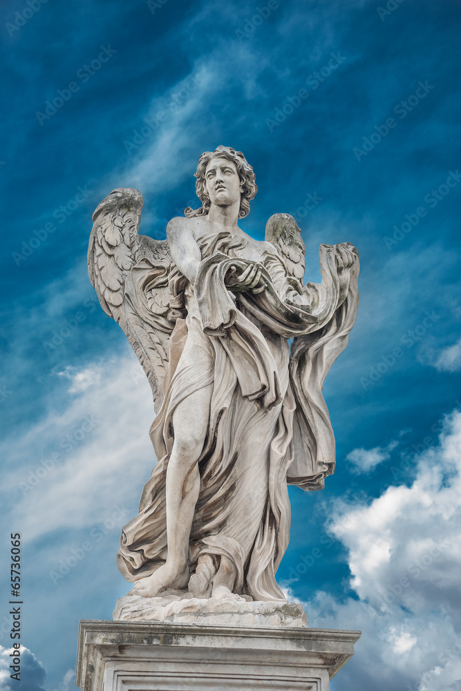 Holy angel at Ponte Sant' Angelo, Rome, Italy