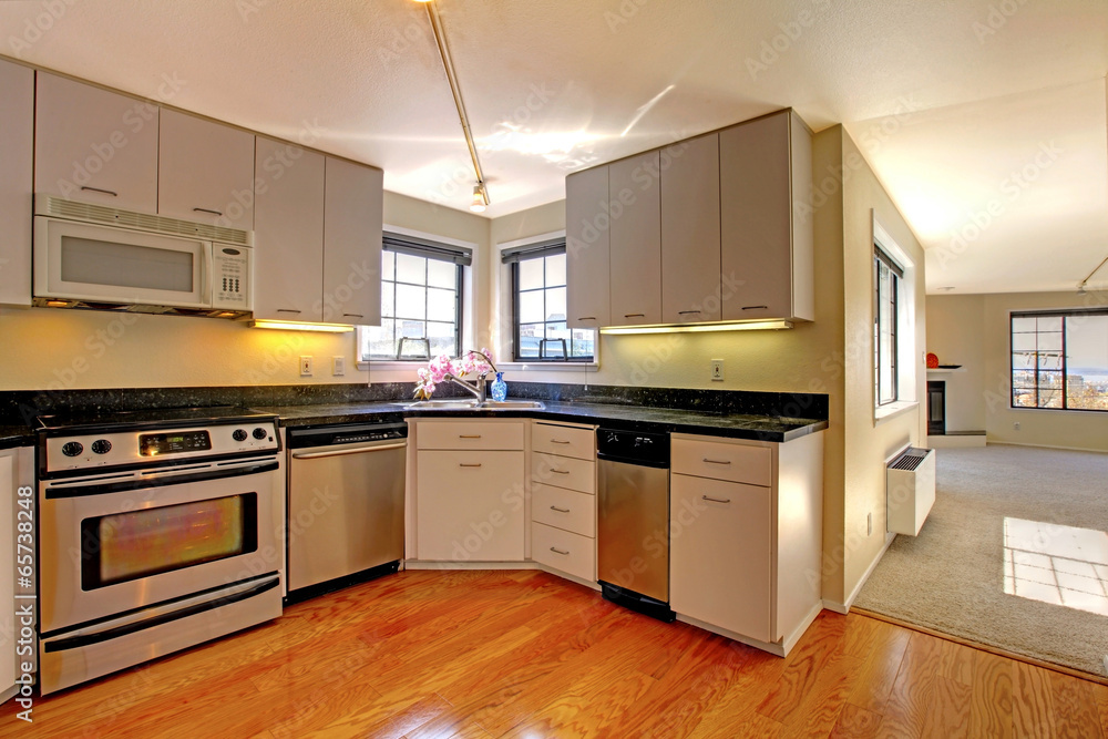 Simple kitchen interior Simple kitchen interior