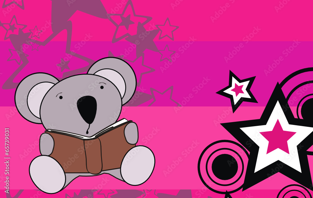 koala cartoon baby reading wallpaper1 koala cartoon baby reading wallpaper1