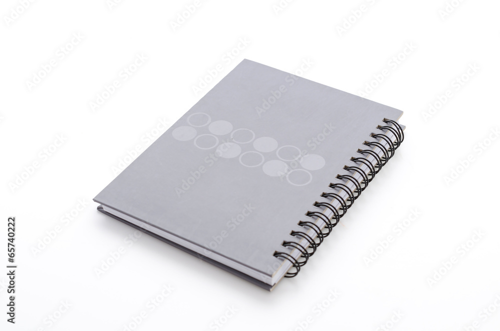 Notebook isolated on white Notebook isolated on white