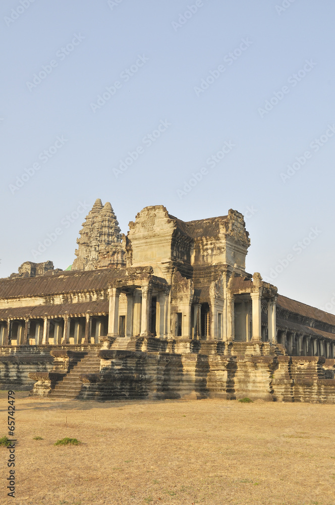 Фрагмент храмового комплекса Ангкор Ват. Камбоджа