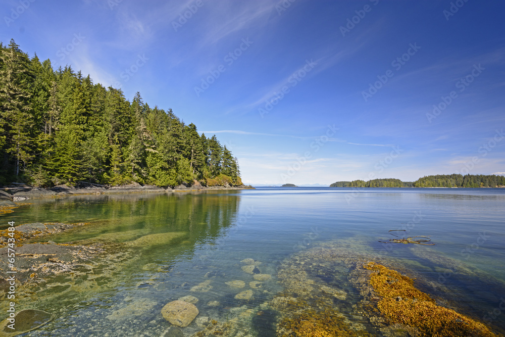 Coastal Bay on a Summer Day Coastal Bay on a Summer Day