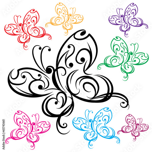 Abstract Butterfly - Illustration