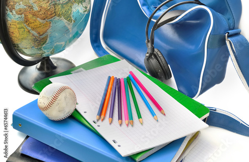 affaires d'un collégien