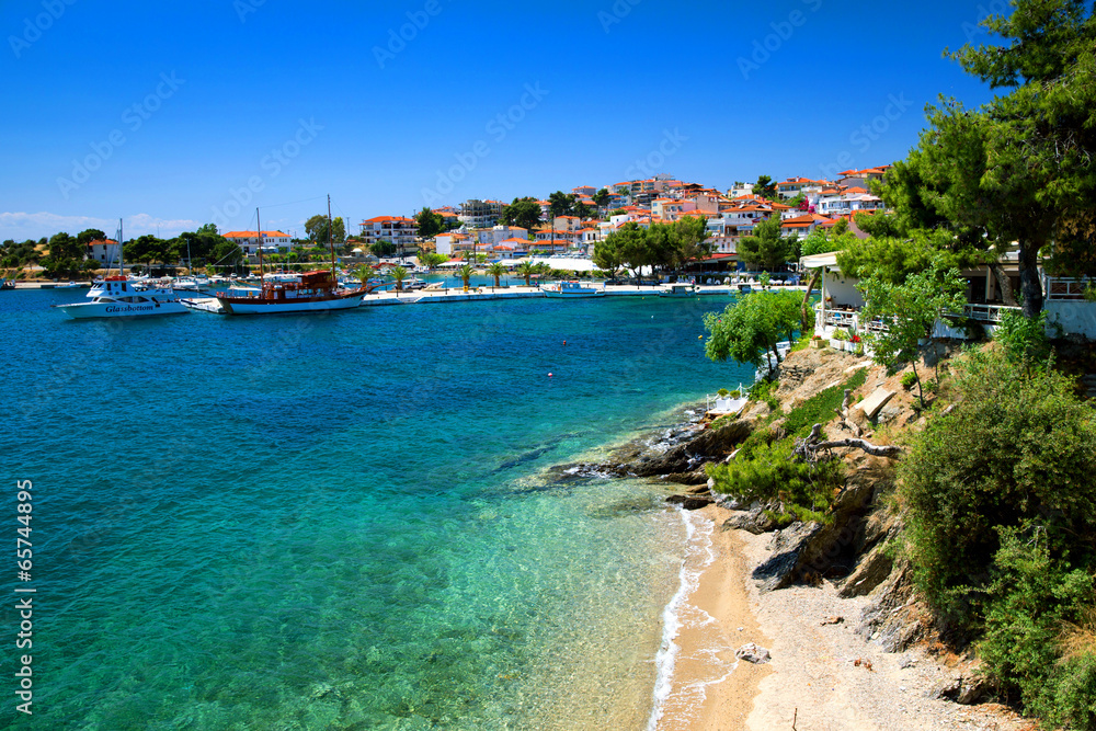 Fototapeta premium blue sea