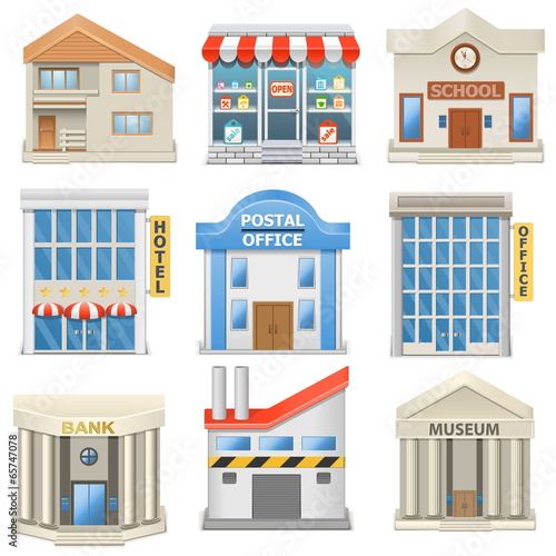 Vector Building Icons